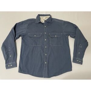 The North Face A5 Series Blue button up shirt mens size S Long sleeve